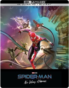 Spider-Man : No Way Home (2021) de Jon Watts - Boîtier SteelBook Pop Art – Packshot Blu-ray 4K Ultra HD