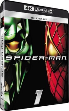 Spider-Man (2002) de Sam Raimi – Packshot Blu-ray 4K Ultra HD – Packshot Blu-ray 4K Ultra HD