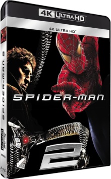 Spider-Man 2 (2004) de Sam Raimi – Packshot Blu-ray 4K Ultra HD – Packshot Blu-ray 4K Ultra HD