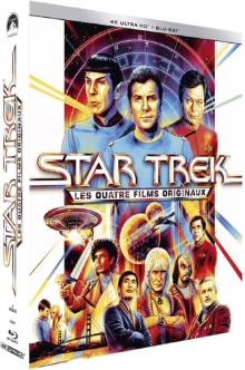 Star Trek : Les quatre films originaux – Packshot Blu-ray 4K Ultra HD
