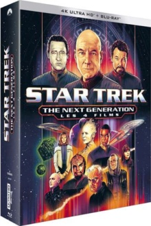 Star Trek : The Next Generation - Les 4 films - Édition limitée - Blu-ray 4K Ultra HD + Blu-ray - Packshot Blu-ray 4K Ultra HD