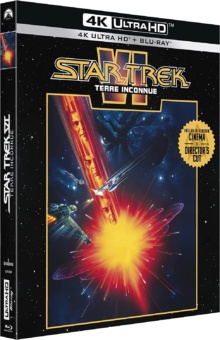 Star Trek VI : Terre inconnue (1991) de Nicholas Meyer - Blu-ray 4K Ultra HD + Blu-ray - Packshot Blu-ray 4K Ultra HD