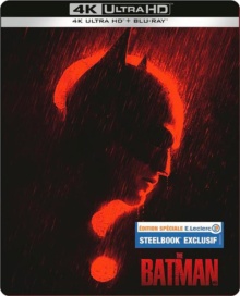The Batman (2022) de Matt Reeves – Édition Spéciale E. Leclerc Steelbook – Packshot Blu-ray 4K Ultra HD