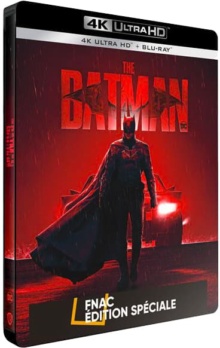 The Batman (2022) de Matt Reeves - Édition Spéciale Fnac Steelbook - Packshot Blu-ray 4K Ultra HD