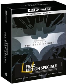 The Dark Knight - Coffret Trilogie - Édition Spéciale Fnac - Packshot Blu-ray 4K Ultra HD