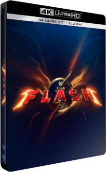 The Flash (2023) de Andy Muschietti - Édition boîtier SteelBook - Packshot Blu-ray 4K Ultra HD