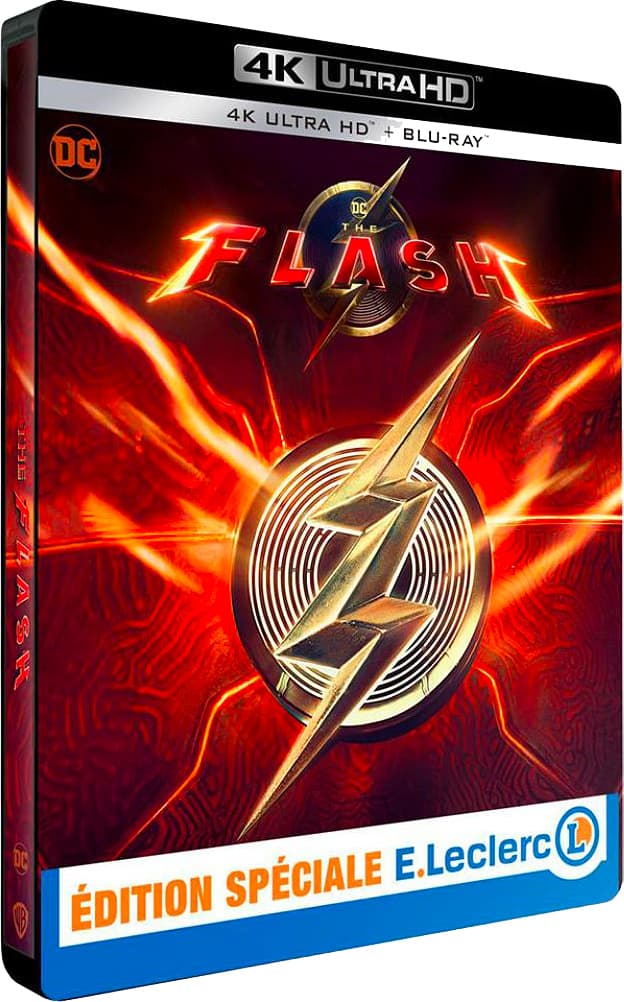 The Flash - Édition Spéciale E.Leclerc Steelbook - Blu-ray 4K Ultra HD +  Blu-ray - Edition Blu-ray 4K UHD - DigitalCiné