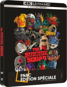 The Suicide Squad (2021) de James Gunn - Édition Spéciale Fnac Steelbook – Packshot Blu-ray 4K Ultra HD