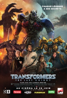 Transformers 5 : The Last Knight (2017) de Michael Bay - Affiche