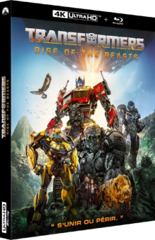 Transformers : Rise of the Beasts (2023) de Steven Caple Jr. - Packshot Blu-ray 4K Ultra HD