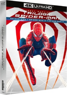 Trilogie Spider-Man : Spider-Man + Spider-Man 2 + Spider-Man 3 - Packshot Blu-ray 4K Ultra HD