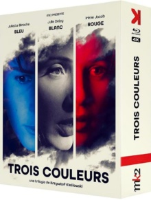 Trois couleurs : Bleu, Blanc, Rouge (1993 - 1994) de Krzysztof Kieslowski – Packshot Blu-ray 4K Ultra HD