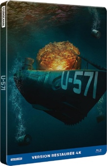U-571 (2000) de Jonathan Mostow - Édition boîtier SteelBook - Packshot Blu-ray 4K Ultra HD
