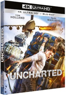 Uncharted (2022) de Ruben Fleischer - Packshot Blu-ray 4K Ultra HD