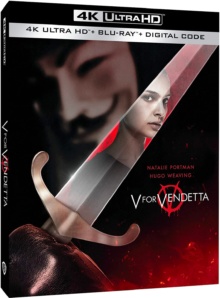 V pour Vendetta (2005) de James McTeigue – Packshot Blu-ray 4K Ultra HD