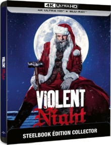 Violent Night (2022) de Tommy Wirkola - Édition Boîtier SteelBook - Packshot Blu-ray 4K Ultra HD