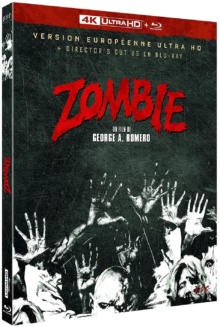 Zombie (1978) de George A. Romero - Édition Limitée – Packshot Blu-ray 4K Ultra HD