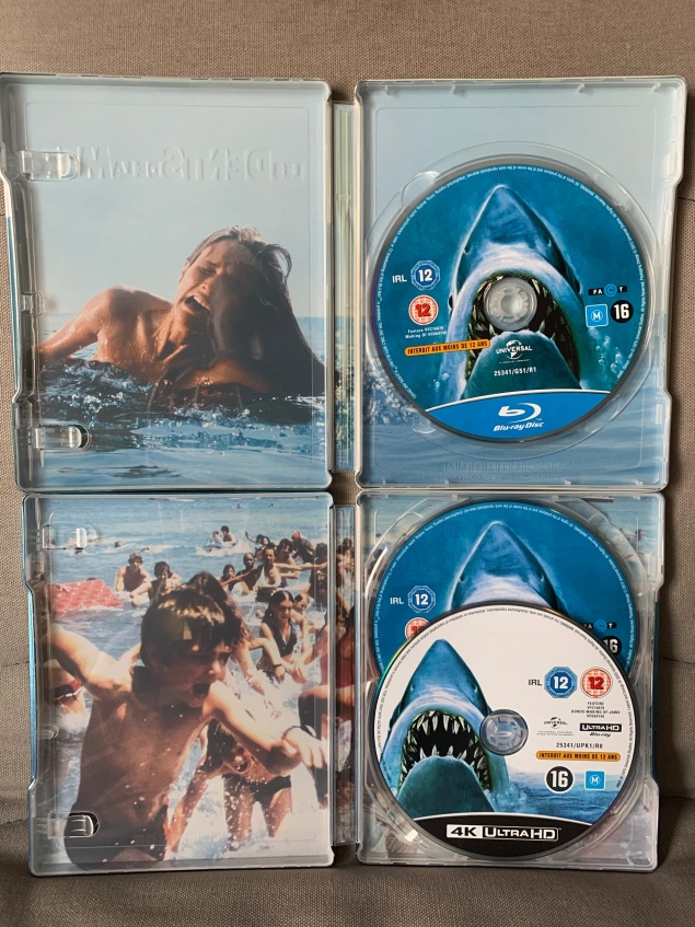 Les Dents de la mer (1975) de Steven Spielberg – Édition 45e anniversaire – Boîtier SteelBook Collector – Unboxing