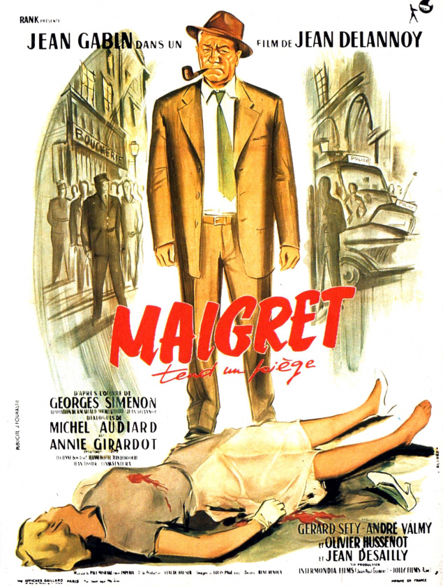 Maigret tend un piège (1958) - Affiche