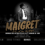 Maigret tend un piège - Capture menu Blu-ray Coin de Mire Cinéma