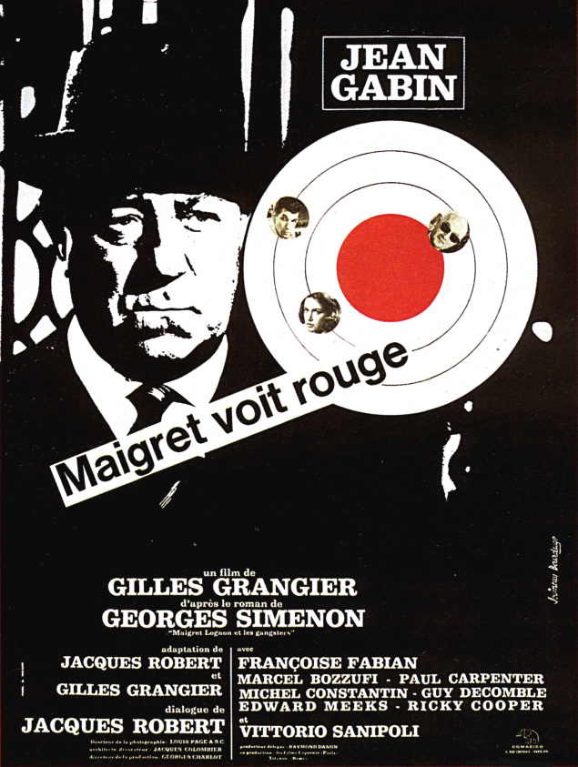 Maigret voit rouge - Affiche