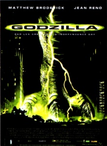 Godzilla (1998) de Roland Emmerich - Affiche