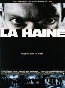 La Haine (1995) de Mathieu Kassovitz - Affiche