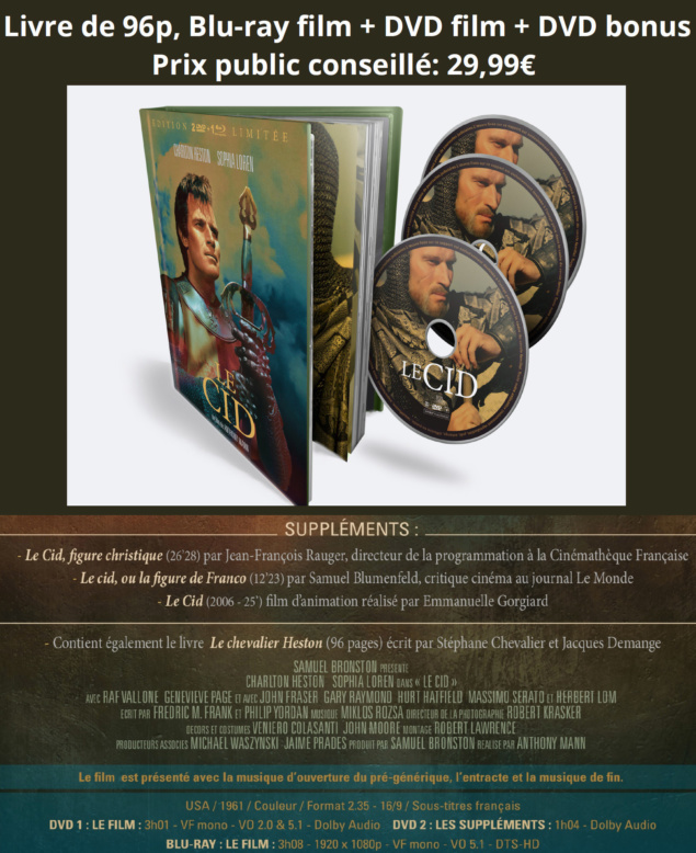 Le Cid - Communiqué de presse Combo DVD/Blu-ray