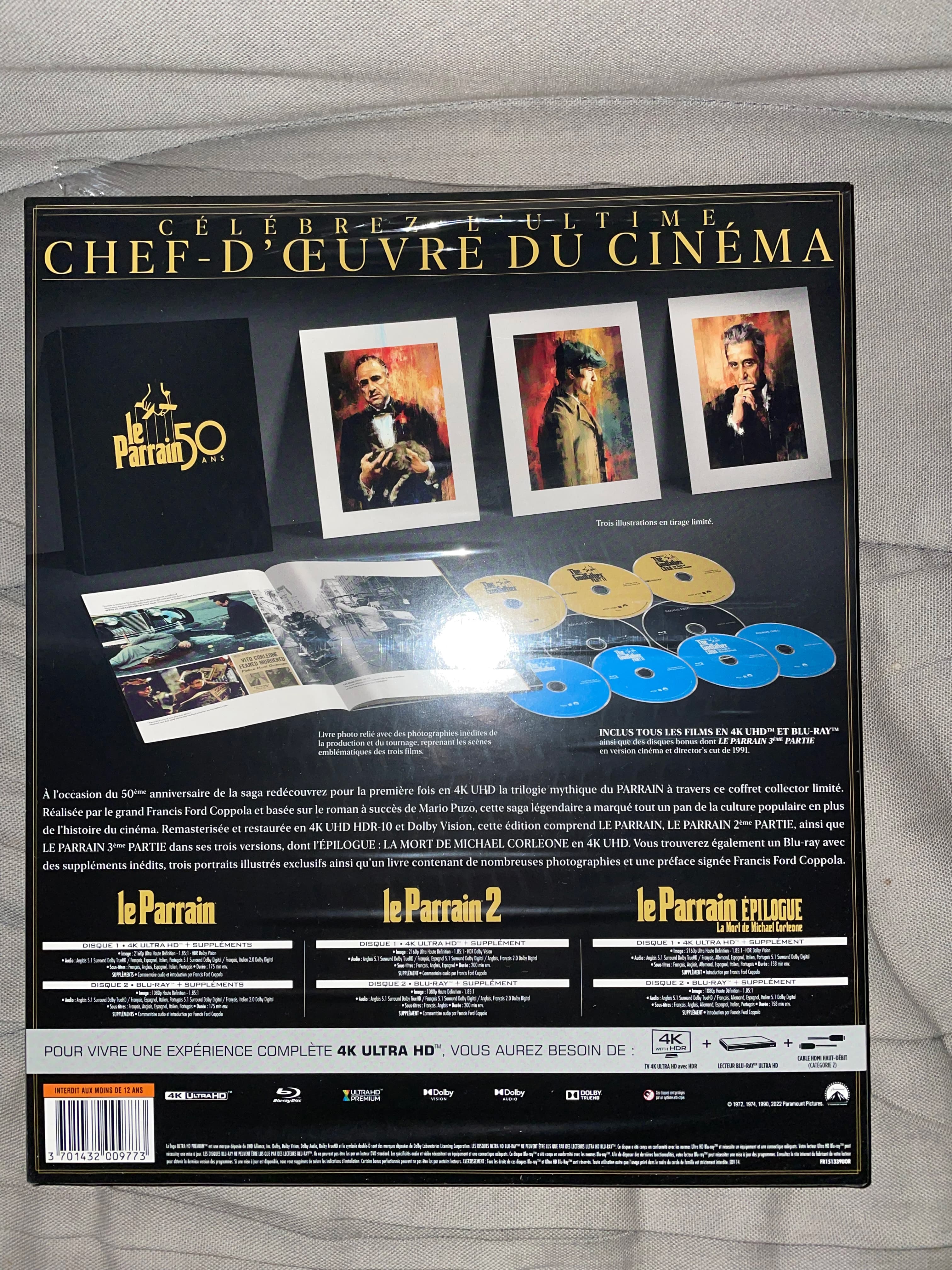 Le Parrain : un Blu-ray 4K Ultra HD pour les 50 ans - CNET France