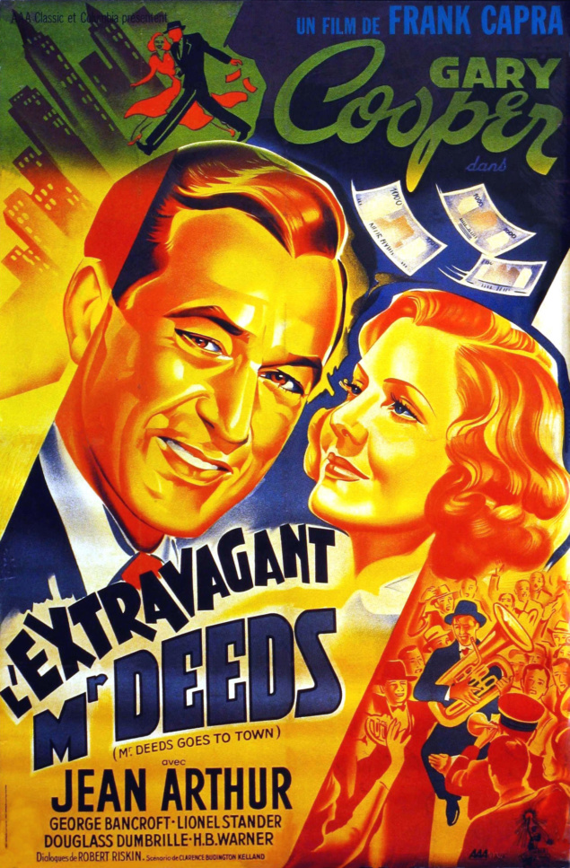 L'Extravagant Mr Deeds - Affiche