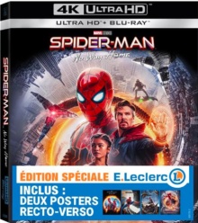 Spider-Man : No Way Home (2021) de Jon Watts – Édition Spéciale E. Leclerc – Packshot Blu-ray 4K Ultra HD