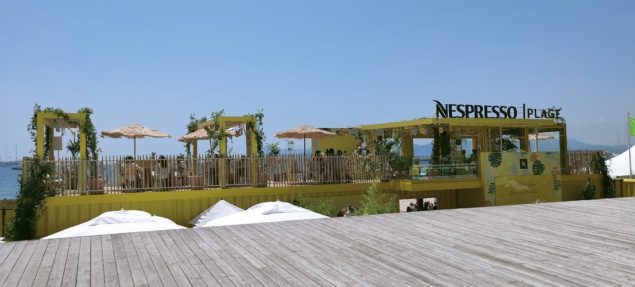 Nespresso plage - Cannes 2022