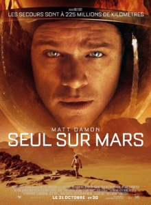 Seul sur Mars (2015) de Ridley Scott - Affiche