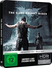 Batman - The Dark Knight Rises (2012) de Christopher Nolan - Édition Limitée Steelbook - Packshot Blu-ray 4K Ultra HD