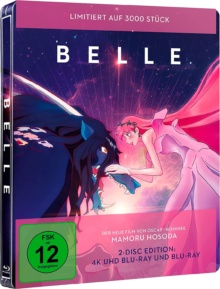 Belle (2021) de Mamoru Hosoda - Édition Steelbook - Packshot Blu-ray 4K Ultra HD