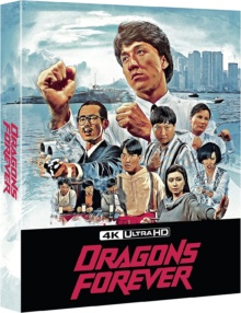 Dragons Forever (1988) de Sammo Hung, Corey Yuen - Édition Collector Deluxe - Packshot Blu-ray 4K Ultra HD