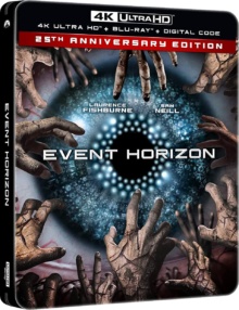 Event Horizon : Le Vaisseau de l'au-delà (1997) de Paul W.S. Anderson - Édition Steelbook - Packshot Blu-ray 4K Ultra HD