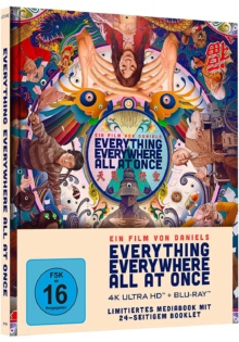 Everything Everywhere All at Once (2022) de Dan Kwan, Daniel Scheinert - Édition Mediabook - Packshot Blu-ray 4K Ultra HD