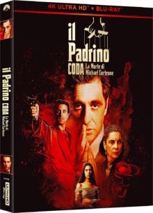 Le Parrain 3 - Épilogue : La Mort de Michael Corleone (1990) de Francis Ford Coppola - Packshot Blu-ray 4K Ultra HD