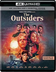 Outsiders (1983) de Francis Ford Coppola : The Complete Novel - Packshot Blu-ray 4K Ultra HD