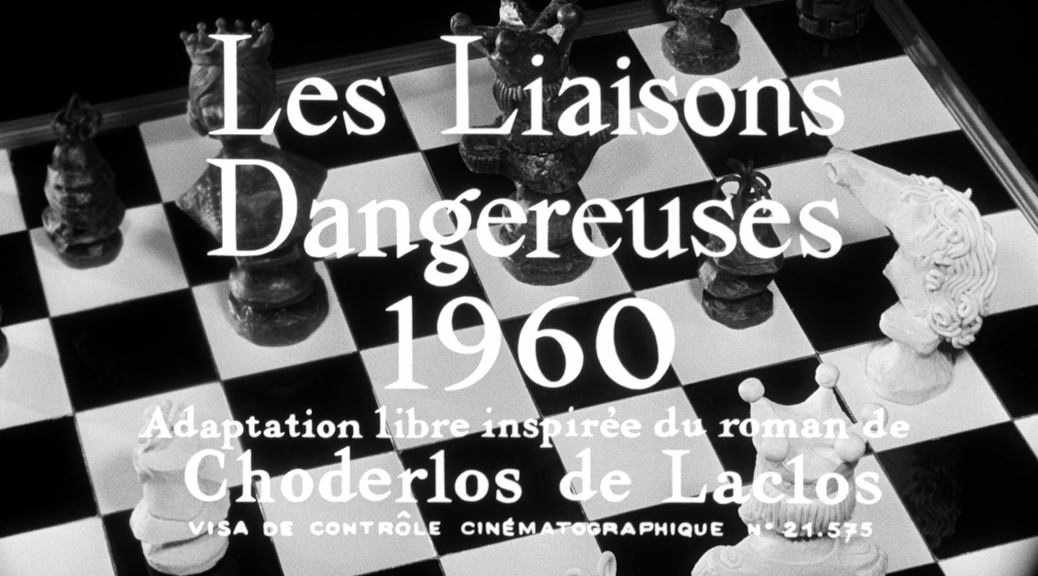 Les Liaisons dangereuses 1960 - Image une test Blu-ray