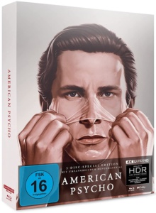 American Psycho (2000) de Mary Harron - Édition Spéciale 3-Disc - Packshot Blu-ray 4K Ultra HD
