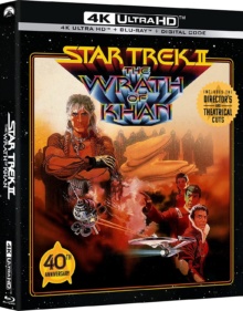 Star Trek II : La Colère de Khan (1982) de Nicholas Meyer - Packshot Blu-ray 4K Ultra HD