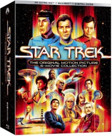 Star Trek : Les Films originaux - Collection 6 films - Packshot Blu-ray 4K Ultra HD