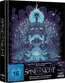 The Spine of Night (2021) de Philip Gelatt, Morgan Galen King - Édition Limitée Mediabook - Packshot Blu-ray 4K Ultra HD