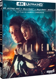 Aliens, le retour (1986) de James Cameron - Packshot Blu-ray 4K Ultra HD