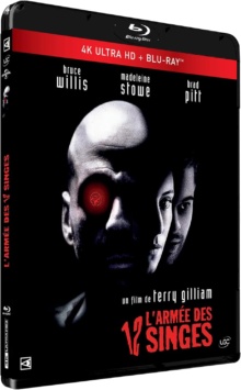 L'Armée des 12 singes (1995) de Terry Gilliam – Packshot Blu-ray 4K Ultra HD
