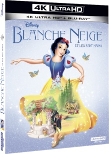 Blanche-Neige et les sept nains (1937) de David Hand - Packshot Blu-ray 4K Ultra HD