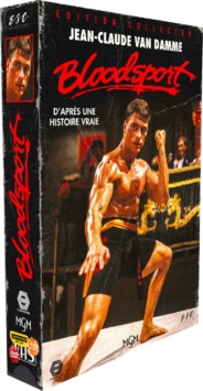 Bloodsport (1988) de Newt Arnold - Édition Limitée Box VHS n°2 - Packshot Blu-ray 4K Ultra HD