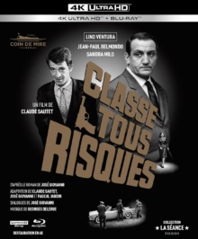 Classe tous risques (1960) de Claude Sautet - Packshot Blu-ray 4K Ultra HD